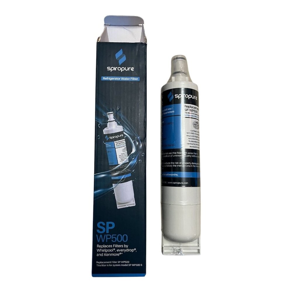 Spiropure SP-WP500 Refrigerator Water Filter Replacement – Compatible with Whirl